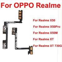 ราคา On OFF ปุ่มปรับระดับเสียงสายไฟ Flex สําหรับ Oppo Realme X50 X50M X50Pro 5G XT XT730G ปริมาณไฟด้านข้าง Key Flex Ribbon Repair Part (29839081569)