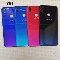 ราคา ฝาครอบแบตเตอรี่ VIVO Y91 V15 Pro Y55 V11i V11 Pro ด้านหลังกรณีด้านหลังพร้อมปุ่มปรับระดับเสียงไฟโทรศัพท์อะไหล่ทดแทน (44459985657)