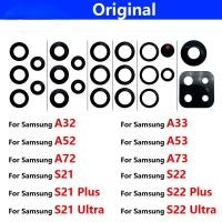ราคา SAMSUNG 2Pcs กล้องกระจกด้านหลังกล้องเลนส์สําหรับSamsung Galaxy A32 A52 A72 A33 A53 A73 S22 S21 Plus Ultra Feพร้อมกาว (43009977664)