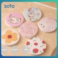 ราคา แผ่นรองแก้วซิลิโคน แผ่นรองแก้วกันลื่นลายการ์ตูนกลม สำหรับโต๊ะรับประทานอาหาร ถ้วยชา แผ่นรองแก้วกันลื่น (27587354054)