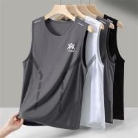 ราคา เสื้อยืดกีฬาแขนกุดสำหรับผู้ชาย ออกแบบบางเบา มีตาข่ายระบายอากาศ сохไวและสวมใส่สบาย (47203342098)