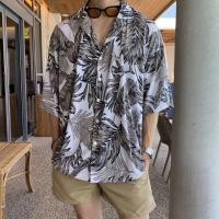 ราคา เสื้อฮาวายแขนสั้นลายดอกไม้สำหรับผู้ชาย สไตล์คล่องตัว เหมาะสวมใส่ในโอกาสต่างๆ (52553024263)