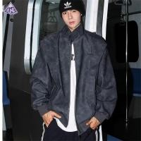 ราคา Vulc เสื้อแจ็คเก็ตผู้ชาย American street เทรนด์แฟชั่น niche stand up แจ็คเก็ตหนัง (27120526775)