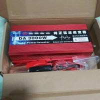 ราคา DA3000W อินเวอร์เตอร์ รุ่น12v 24v to 220v ตัวแปลงไฟDC เป็น AC ตัวแปลงไฟรถ เพรียวซายเวฟของอินเวอร์เตอร์ pure sin (26369440269)