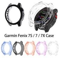 ราคา สําหรับ Garmin Fenix 7s 7 7X Sapphire Solar Case soft TPU ชุบปลอก 2022 ใหม่ (26440235254)