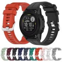 ราคา สําหรับ Garmin Descent G1 Forerunner 745 945 935 Approach S62 22mm Soft Silicone Band Stainless Steel Clasp Garmin Replacement Straps (55901094852)