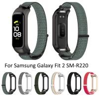 ราคา SAMSUNG สําหรับSamsung Galaxy Fit 2 SM R220 สายไนลอน 2022 ห่วงใหม่แฟชั่นSmart watch Bandสายรัด (25347577937)