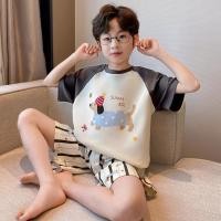 ราคา ชุดนอนลายการ์ตูนน่ารัก สไตล์กางเกงขาสั้นแขนสั้น สำหรับเด็กวัยหัดเดินและโต (48108493314)