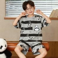 ราคา ชุดนอนเด็กแขนสั้นขาสั้น พิมพ์การ์ตูน สำหรับเด็กวัยหัดเดินและโต ชุดสองชิ้น (52007063062)