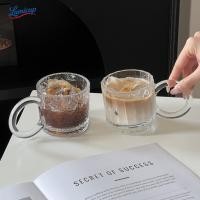 ราคา แก้วกาแฟใสมีหูจับ ลายวินเทจ ลายเส้น 250ml แก้วน้ำชา แก้วนม แก้วเอสเพรสโซ่ ทนความร้อน ดีไซน์มินิมอล (48008745080)