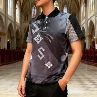 ราคา จัดส่งวันถัดไป เสื้อโปโลสีดำแบบลำลอง มีสไตล์ เรียบง่าย ยูนิเซ็กซ์ ปกเสื้อแบบติดกระดุม (54801864056)