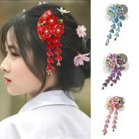 ราคา FISI กิ๊บติดผมสไตล์พัดลมพร้อมดอกไม้ระฆังมุกเทียมตกแต่งชุดกิโมโนญี่ปุ่นกิ๊บติดผมสไตล์โบราณเครื่องประดับผม (57805626730)
