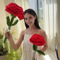 ราคา เฟยซี ดอกไม้โครเชต์ขนาดใหญ่แฮนด์เมดโครเชต์กุหลาบ ดอกทานตะวันช่อดอกไม้ประดิษฐ์ถักดอกไม้วันเกิดครบรอบของขวัญสําหรับแม่ภรรยาเพื่อน (44807768486)