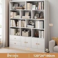 ราคา ตู้หนังสือ พร้อมลิ้นชัก ตู้โชว์เก็บของ ความจุขนาดใหญ่ แผ่น 3 4 5 6 ชั้นวางหนังสือ ดีไซน์สวย มินิมอล (42308154145)