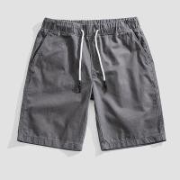 ราคา ผู้ชายกางเกงขาสั้นฤดูร้อนครึ่งกางเกงเอวยางยืดกางเกงขาสั้น (29600418172)