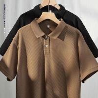 ราคา เสื้อโปโลชายระบายอากาศเสื้อโปโลแขนสั้นหล่อยูนิเซ็กส์โปโลโปโลผู้ชายท็อปส์ซู 6 สี (48352921944)