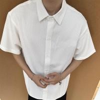 ราคา แฟชั่นแขนสั้นสไตล์เกาหลีผู้ชายเสื้อลําลองผู้ชายเสื้อคลาสสิกเสื้อผ้าผู้ชาย 3 สี (43923665668)