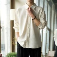 ราคา เสื้อเชิ้ตแขนยาวสำหรับผู้ชายสีพื้นใช้ได้กับทุกโอกาส (28452493728)