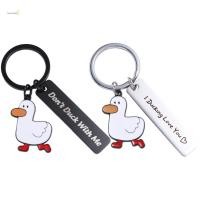 ราคา GOURMETGALORE พวงกุญแจเป็ด คู่เครื่องประดับ Keyholder Ducking Love พวงกุญแจ ตลก Dont เป็ด Me สัตว์สแตนเลสจี้เป็ดแฟนแฟน (43479946542)