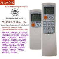 ราคา ALANK Remote รีโมทแอร์ Mitsubishi สำหรับแอร์แบบแยกส่วน รุ่น KD06ES KM05E KM09G KD05D SG10 (41560217205)