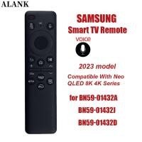 ราคา ALANK รีโมททีวี Samsung LED Smart Android TV 4K 8K UHD คำสั่งเสียง รีโมท รุ่น2023 BN59 01432A BN59 01432J (41752502470)