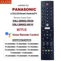 ราคา ALANK Remote รีโมททีวี LCD Panasonic Smart Android TV ควบคุมด้วยเสียง รุ่น 536J 269002 W010 ของแท้ (55653022000)