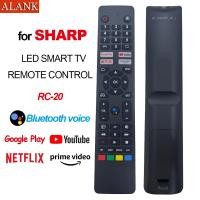 ราคา ALANK รีโมททีวี SHARP Smart TV รุ่น RC 20 รีโมท ของแท้ พร้อมฟังก์ชันสั่งงานด้วยเสียง (43060711864)