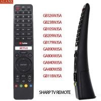 ราคา ALANK Remote รีโมททีวี SHARP GB345WJSA สำหรับทีวี Sharp LED Android TV Smart TV รีโมท ใช้งานร่วมกับรุ่น GB326WJSA GB238WJSA GB289WJSA (41157492898)