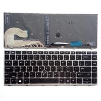 ราคา สําหรับ HP EliteBook 840 G5 G6 745 G5 G6 US แป้นพิมพ์กรอบเงิน backlit (42362449537)