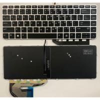 ราคา US Layout แป้นพิมพ์แล็ปท็อปสําหรับ HP EliteBook 840 G3 840 G4 745 G4 745 G3 ไม่มีจุดพร้อม backlit Silver (57257823409)