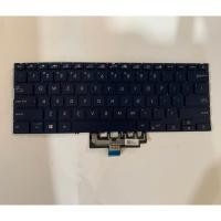 ราคา US Layout แป้นพิมพ์แล็ปท็อปสําหรับ Asus ZenBook 14 UX434 UX434F UX434FA UX434FL ไม่มีจุดพร้อม backlit Blue (56407982644)