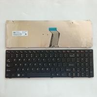 ราคา US Layout แป้นพิมพ์แล็ปท็อปสําหรับ Lenovo Ideapad P580 P585 G580 G580A G585 Z580 Z585 N580 ไม่มีจุดไม่มี backlit สีดํา (54308032710)