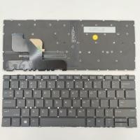 ราคา US Layout แป้นพิมพ์แล็ปท็อปสําหรับ HP Elite Dragonfly G2 QWERTY 8UY52UT 8UY52UTR ไม่มีจุดพร้อม backlit สีดํา (54107868089)