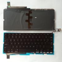ราคา แป้นพิมพ์แล็ปท็อป US Layout สําหรับ Apple Macbook Pro Unibody 15 A1286 2011 2012 C P 2009 2010 ไม่มีจุดพร้อม backlit สีดํา (52508168975)