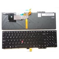 ราคา US Layout แป้นพิมพ์แล็ปท็อปสําหรับ Lenovo Thinkpad Edge US E560 E560P E565 พร้อมจุดพร้อม backlit Black (52158096522)