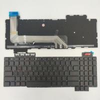 ราคา US Layout แป้นพิมพ์แล็ปท็อปสําหรับ ASUS FX63 FX63V FX503 ZX63 FZ63V GL503V S5A GL703 ไม่มีจุดพร้อม backlit สีดํา (51957987054)
