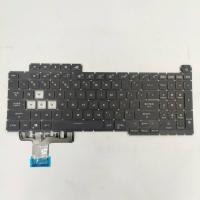 ราคา US Layout แป้นพิมพ์แล็ปท็อปสําหรับ Asus ROG Strix G17 G713Q G713QM G713QR G713QY ไม่มีจุดพร้อม backlit สีดํา (51357978092)