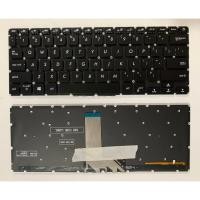 ราคา US Layout แป้นพิมพ์แล็ปท็อปสําหรับ ASUS Vivobook X409 X409UA X409FA X409FL X409UJ ไม่มีจุดพร้อม backlit สีดํา (51257945340)