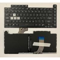 ราคา US Layout แป้นพิมพ์แล็ปท็อปสําหรับ Asus ROG Strix G531G G531GT G15 G512 G512LV G512LW ไม่มีจุดพร้อม backlit สีดํา (50807973644)