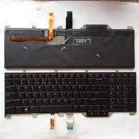 ราคา US Layout แป้นพิมพ์แล็ปท็อปสําหรับ DELL Alienware 17 R4 P31E P31E001 P31E002 00WN4Y P31E001 ไม่มีจุดพร้อม backlit สีดํา (49108018938)