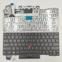 ราคา แป้นพิมพ์แล็ปท็อป US Layout สําหรับ Lenovo ThinkPad X280 A285 X390 X395 L13 พร้อมจุดไม่มีเรืองแสงสีดํา (48958184671)