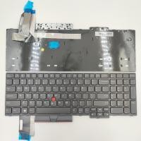ราคา แป้นพิมพ์แล็ปท็อป US Layout สําหรับ Lenovo ThinkPad E580 E585 L580 E590 E595 L590 T590 P52 พร้อมจุดไม่มี backlit สีดํา (48208190483)
