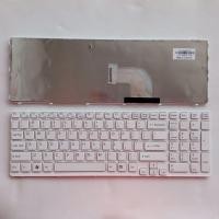 ราคา US Layout แป้นพิมพ์แล็ปท็อปสําหรับ Sony Vaio SVE15 SVE151D11M SVE151E11M SVE1511 ไม่มีจุดไม่มีเรืองแสงสีขาว (47858125510)
