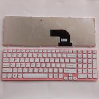 ราคา US Layout แป้นพิมพ์แล็ปท็อปสําหรับ Sony Vaio SVE15 SVE 15 SVE15115 SVE15116 SVE15117 ไม่มีจุดไม่มี backlit สีชมพู (47758125589)