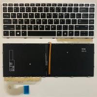 ราคา US Layout แป้นพิมพ์แล็ปท็อปสําหรับ HP EliteBook 745 G5 G6 840 G5 840 G6 846 G5 G6 ไม่มีจุดพร้อม backlit Silver (47607834312)