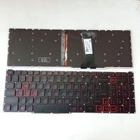 ราคา US Layout แป้นพิมพ์แล็ปท็อปสําหรับ Acer Nitro 5 AN515 43 AN515 54 AN517 51 AN517 52 ไม่มีจุดพร้อม backlit สีดํา (47157811475)