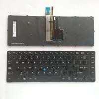 ราคา US Layout แป้นพิมพ์แล็ปท็อปสําหรับ Toshiba Tecra A40 C A40 C1430 A40 C1440 A40 C1443 พร้อมจุดพร้อม backlit Black (46358078395)