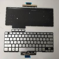 ราคา US Layout แป้นพิมพ์แล็ปท็อปสําหรับ ASUS ROG Zephyrus GA401U GA401Q G14 GA401 ไม่มีจุดพร้อม backlit Silver (44329646583)