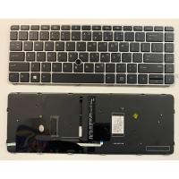 ราคา US Layout แป้นพิมพ์แล็ปท็อปสําหรับ HP EliteBook 745 G4 745 G3 840 G3 840 G4 พร้อมจุดพร้อม backlit Silver (43629572139)