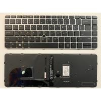 ราคา US Layout แป้นพิมพ์แล็ปท็อปสําหรับ HP EliteBook 840 G3 840 G4 745 G3 745 G4 ไม่มีจุดพร้อม backlit Silver (42779595106)